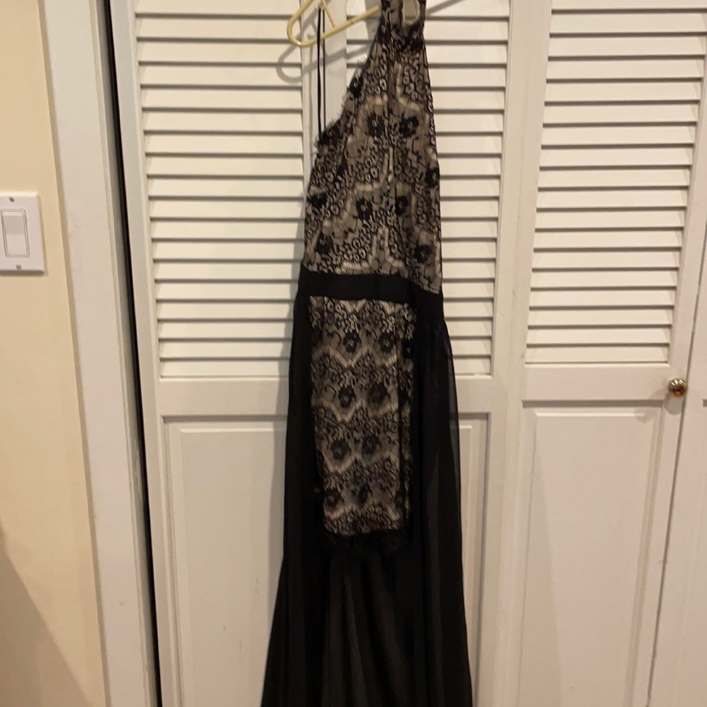 Windsor lace overlay gown